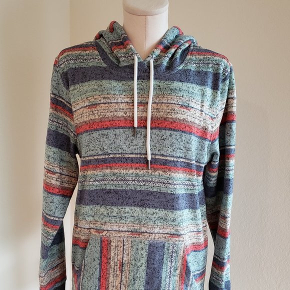 Depart West Women's Aztec Pullover Hoodie Size Small Super Soft Polyester Fleece - Picture 1 of 10